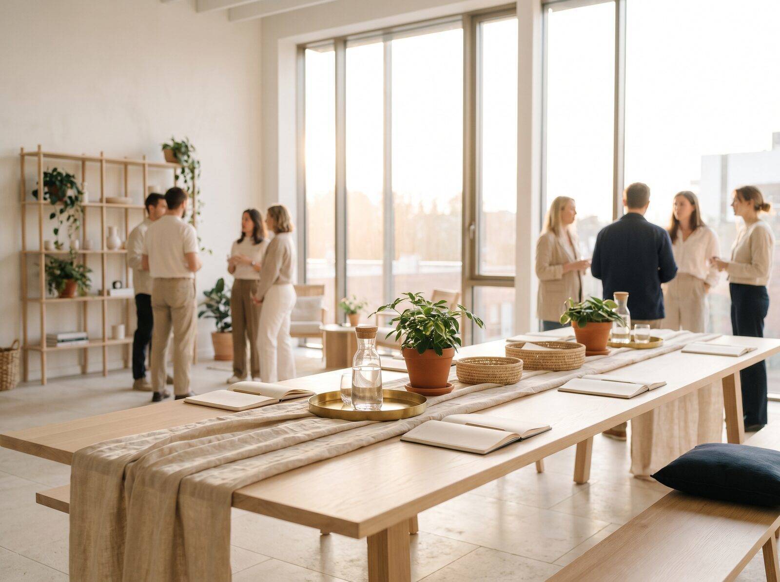 Espace de séminaire de direction — cercle de travail